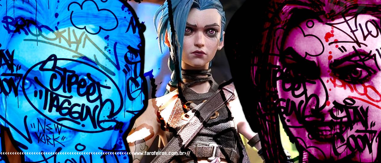 Hot Toys revela Jinx de Arcane - League of Legends - blog FAROFEIROS