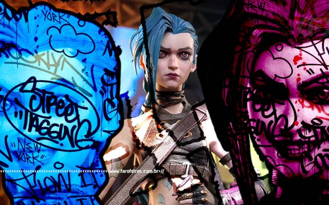 Hot Toys revela Jinx de Arcane - League of Legends - blog FAROFEIROS