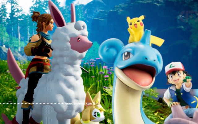 Palworld mostra o pau - Pals ee Pokemons se entre olham - BLOG FAROFEIROS