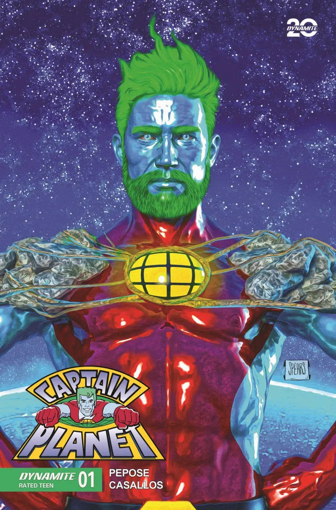 Capitão Planeta está de volta - Captain Planet #1 capa 1 - blog FAROFEIROS