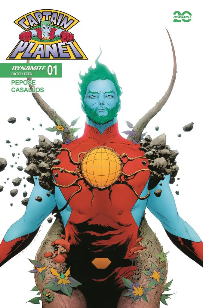 Capitão Planeta está de volta - Captain Planet #1 capa 2 - blog FAROFEIROS