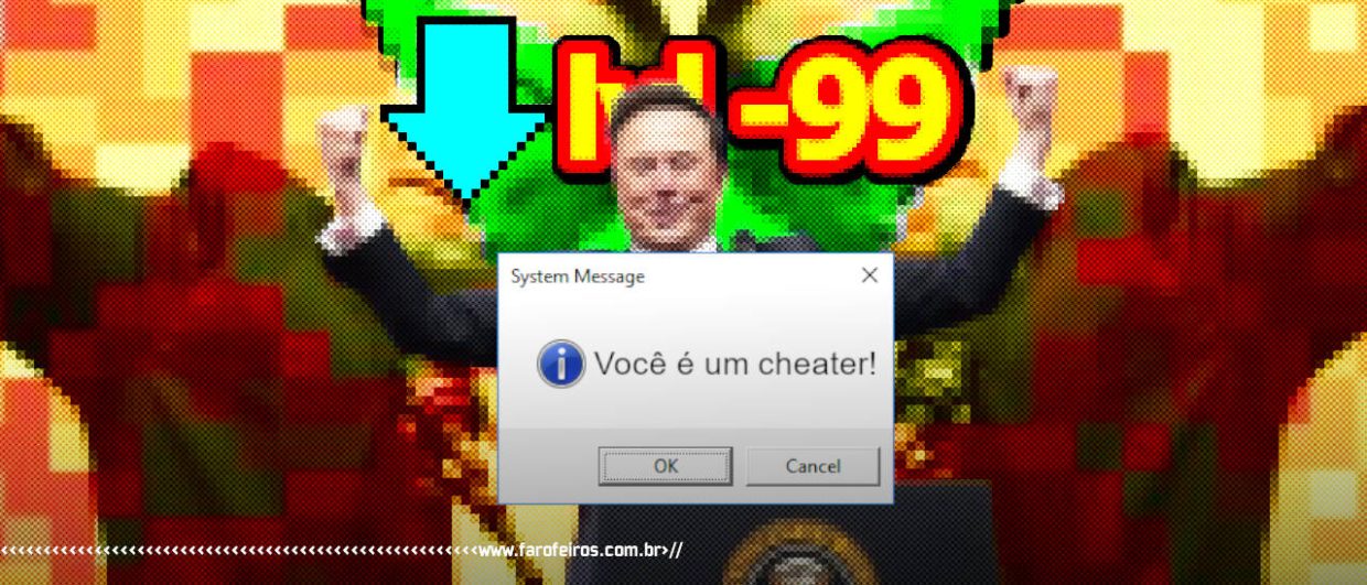 Elon Musk é Cheater - blog FAROFEIROS
