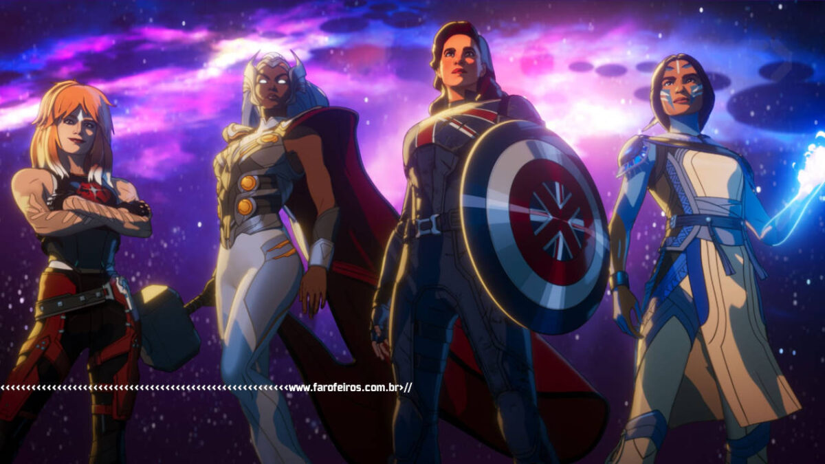 Birdie, Tempestade, Capitã Carter e Kahhori - Terceira temporada de What if - blog FAROFEIROS