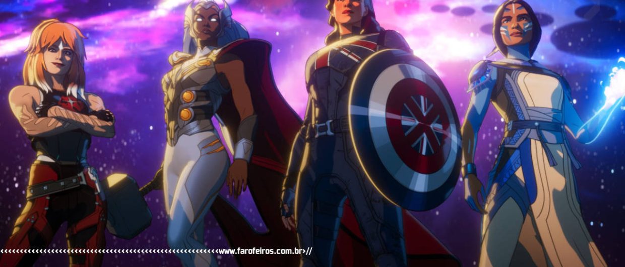 Birdie, Tempestade, Capitã Carter e Kahhori - Terceira temporada de What if - blog FAROFEIROS