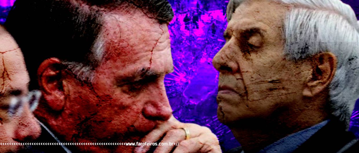 A Gangue da Minuta - O Golpe Mal Encaminhado de Bolsonaro - Bolsonaro e Augusto Heleno - blog FAROFEIROS