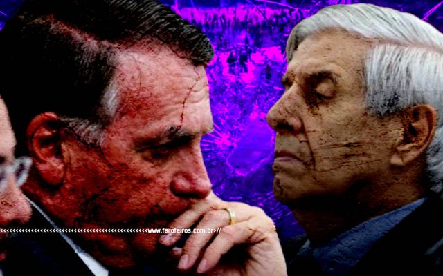 A Gangue da Minuta - O Golpe Mal Encaminhado de Bolsonaro - Bolsonaro e Augusto Heleno - blog FAROFEIROS