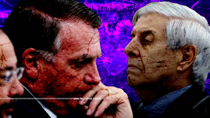 A Gangue da Minuta - O Golpe Mal Encaminhado de Bolsonaro - Bolsonaro e Augusto Heleno - blog FAROFEIROS