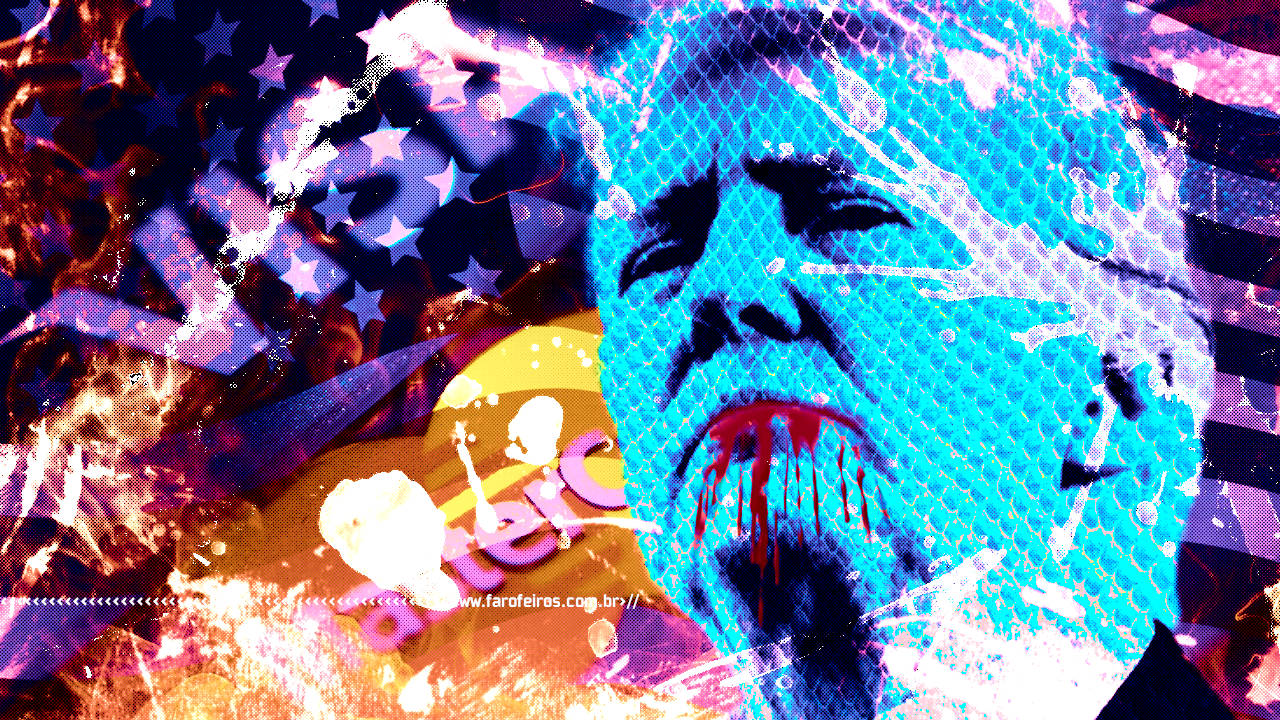Ditadura financeira censura jogos e investiga o PIX - Montagem digital com Donald Trump - blog FAROFEIROS