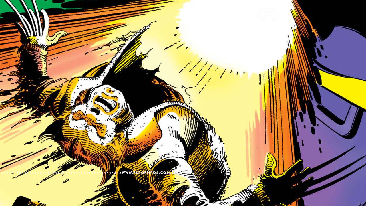 45 anos de Dias de um Futuro Esquecido - Wolverine atacado por um Sentinela - blog FAROFEIROS