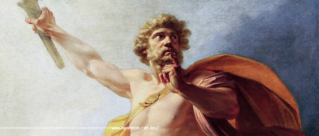 Prometeu leva o fogo à humanidade Por Heinrich Friedrich Füger - blog FAROFEIROS