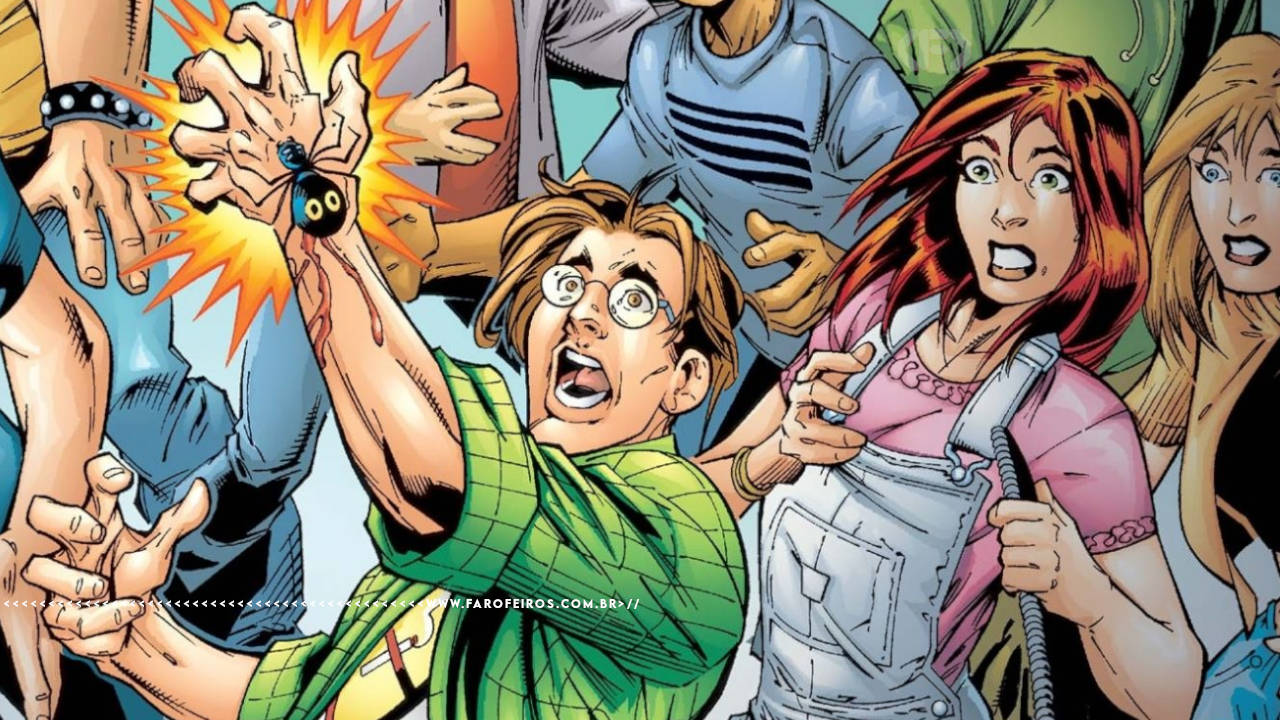 Como o Ultimate Marvel salvou a Marvel Comics - Peter Parker sento picado pela aranha - blog FAROFEIROS