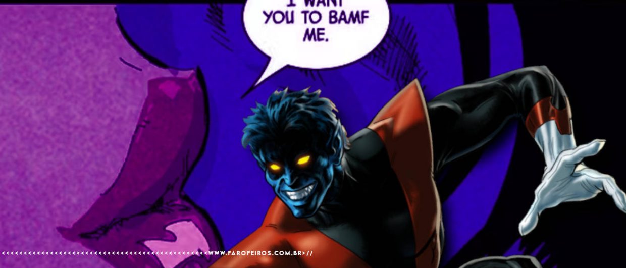 Noturno bamfa diversas vezes em uma noite - Uncanny X-Men #22 - 0 - FAROFEIROS.COM.BR