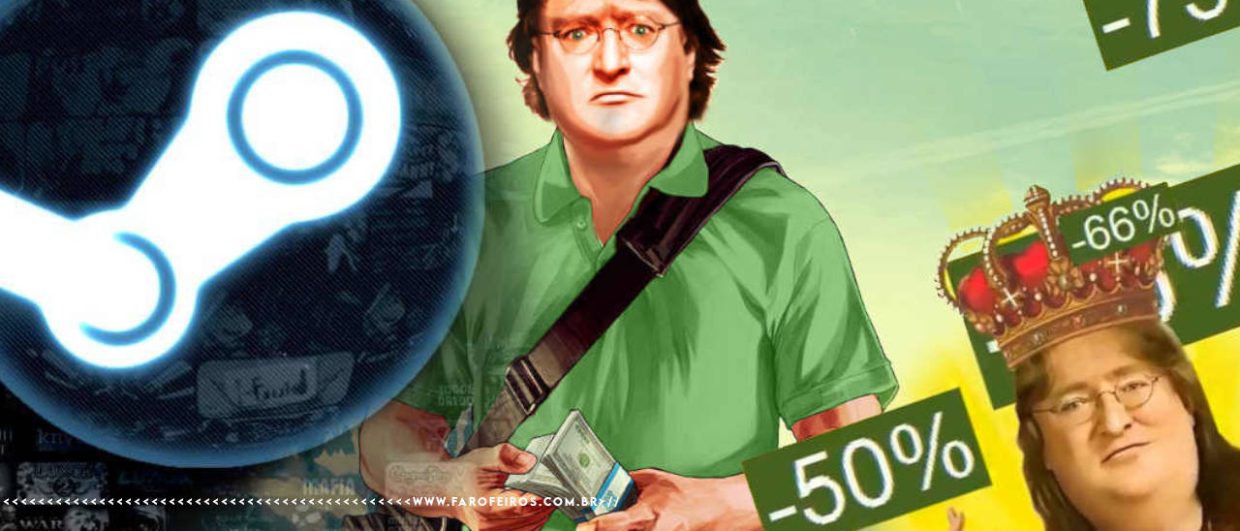 Gabe Newell - Steam - FAROFEIROS.COM.BR