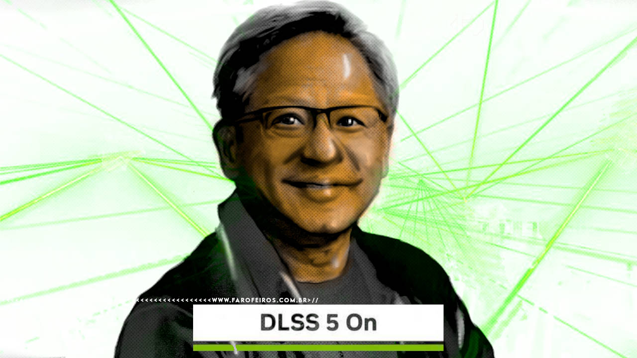 Mais alucinado que o chatgpt - Jensen Huang - Imagem só imita efeitos de IA mas não foi feito por uma máquina feia e boba - FAROFEIROS.COM.BR