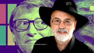 O dia que Terry Pratchet entrevistou Bill Gates