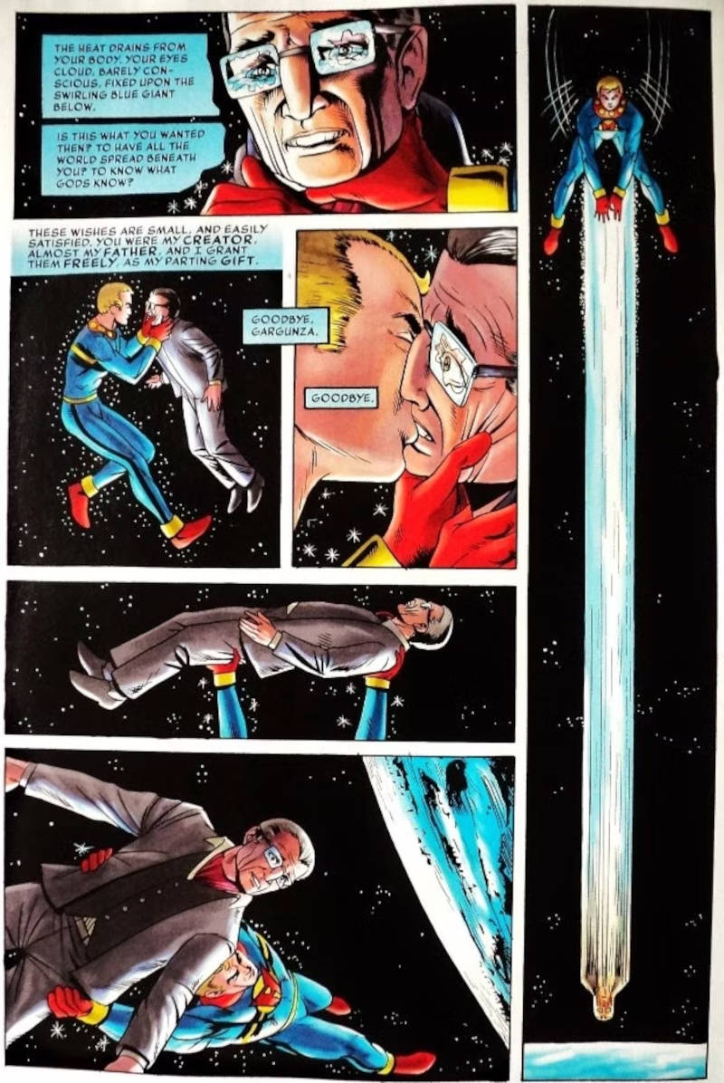 Arte interna de Miracleman #7 (1986)